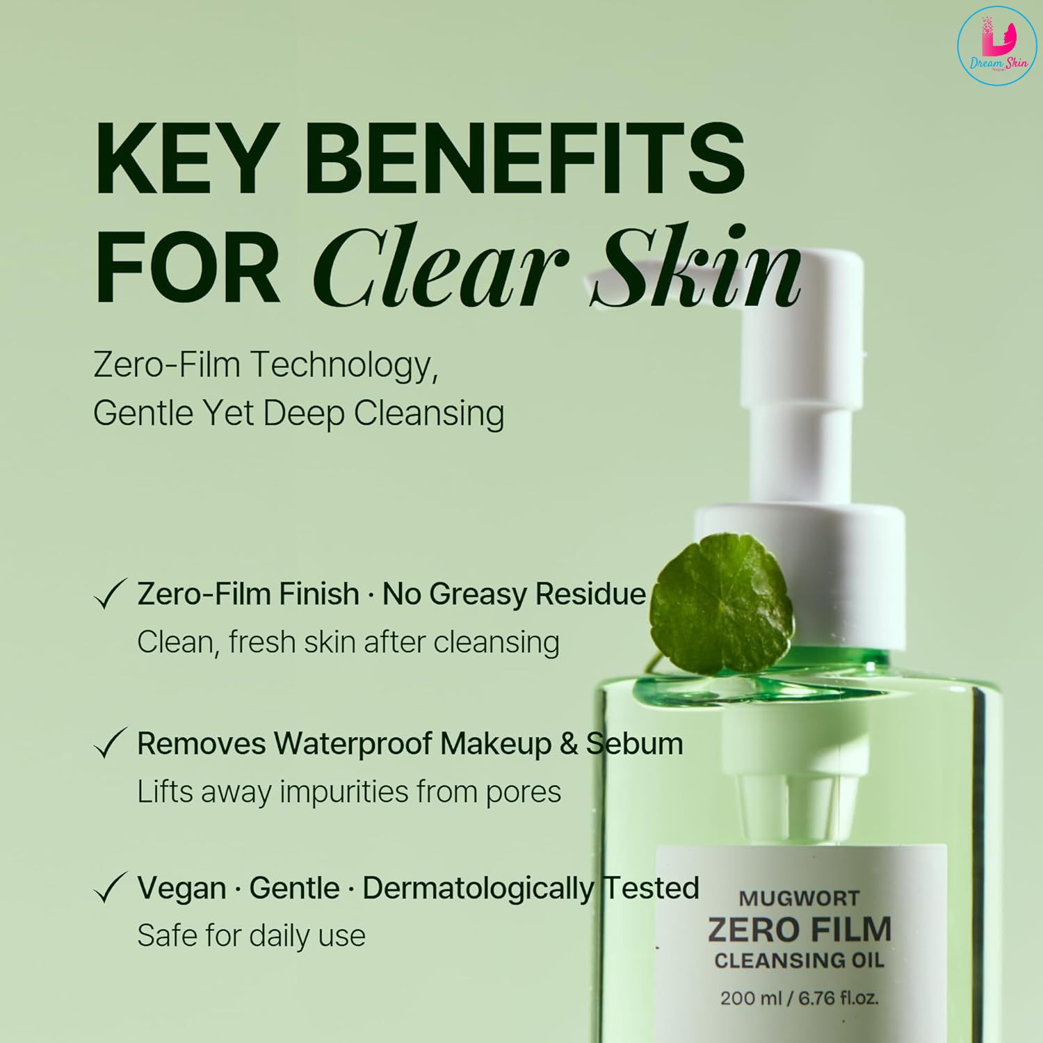 Orien Mugwort Zero Film Cleansing Oil [200ml]
